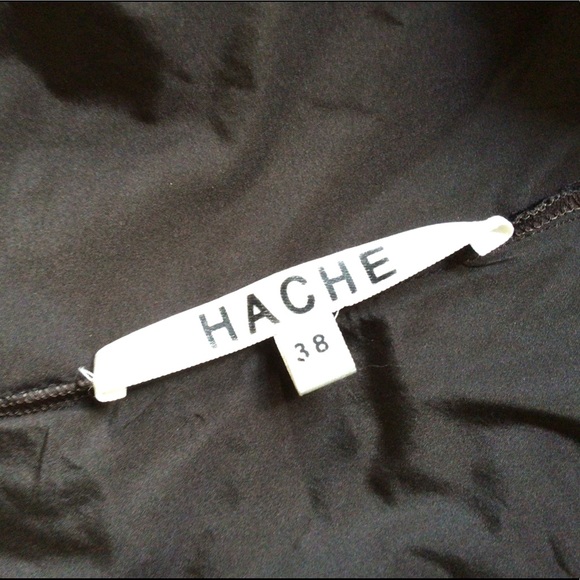Hache brown nylon Jacket, Size 38 - Picture 8 of 9